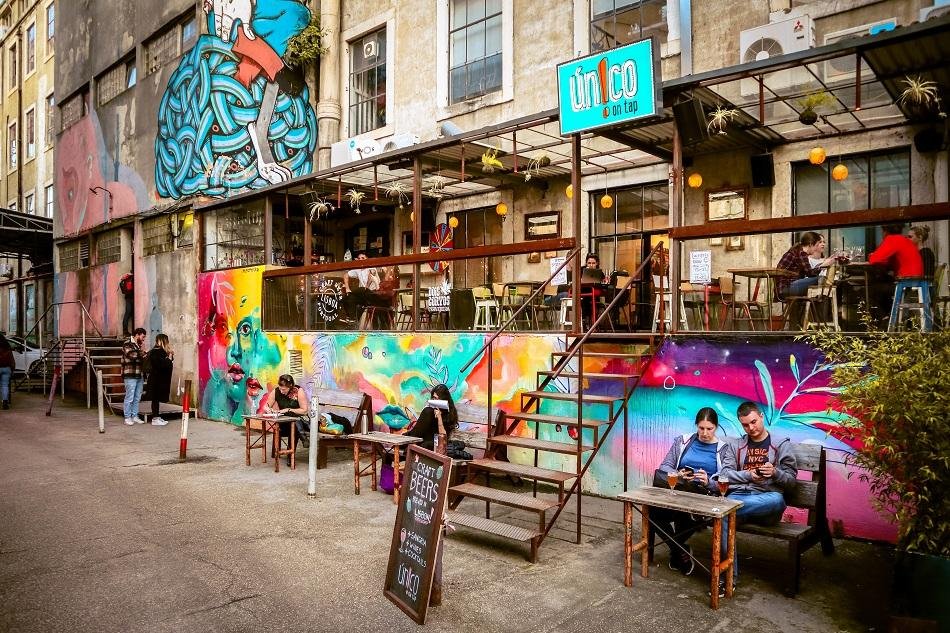 lx factory lisbon colorful bar